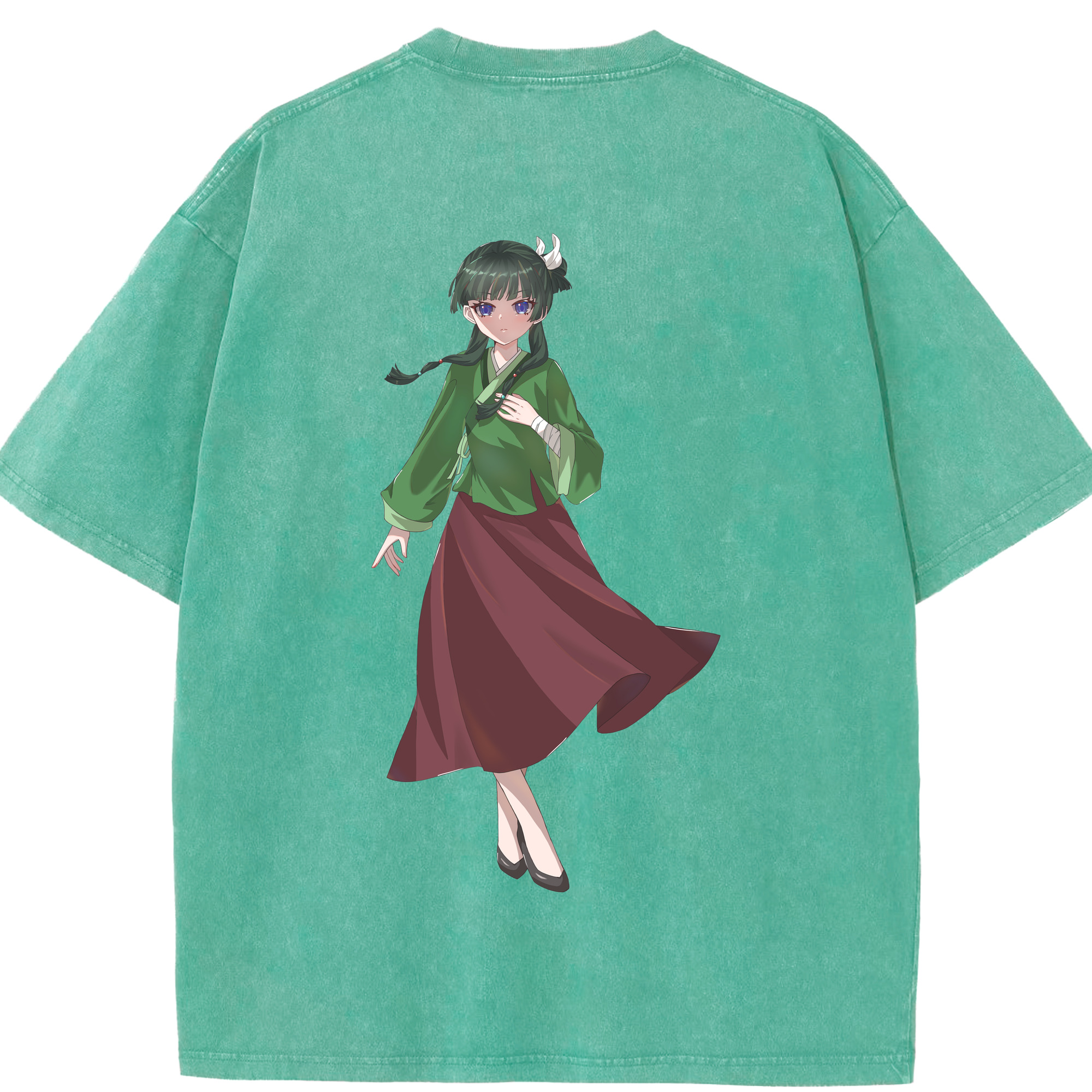 （画像用） 薬屋のひとりごと The Apothecary Diaries 綿100% ヴィンテージ風 半袖Tシャツ（背面プリント）